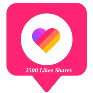 Likee 2500 Shares